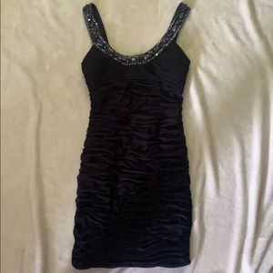 Navy party dress